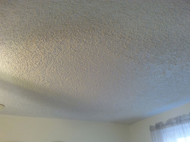 Popcorn Ceiling Repair After